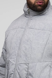 Chaqueta de Invierno para Hombre, Estilo Urbano, con Capucha, de Lona, Nueva Moda, Manga Desmontable, Gruesa, Cortavientos, Combinación de Colores - Product Image 6