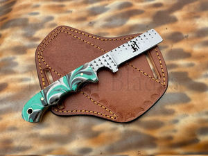 Cuchillo de 8 pulgadas hecho a mano para herrador, de acero con espiga completa y mango de resina, espiga recta, para exteriores, caza, camping, venta al por mayor - Product Image 3