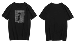 เสื้อยืดคอกลมแขนสั้นผ้าฝ้าย 100% พิมพ์ลายซิลค์สกรีนตามสั่ง สำหรับผู้ชายไซส์ใหญ่ ป้องกันการยับ ขายส่งเสื้อผ้าจากบังกลาเทศ - Product Image 4