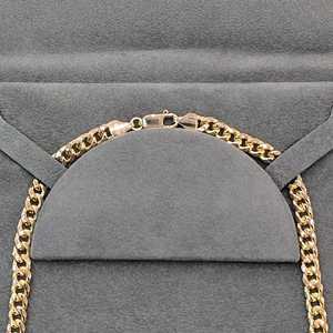 1 Carat Heart <b>Ruby</b> Cuban Chain <b>Necklaces</b> 14K 18K Solid Gold Bezel Set 38cm Length Solitaire Minimalist Layering Elegant Everyday - Product Image 5