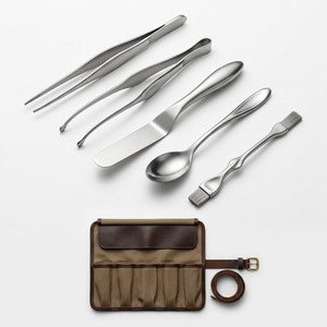 Stainless Steel <b>Utensil</b> <b>Set</b> 6 Pieces Chef Plating <b>Set</b> for Food Presentation Professional Plating Tools Kit Useful for Chefs - Product Image 2