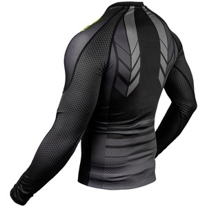 Professional Sport Men's Long Sleeve <b>Rashguard</b> for MMA BJJ OEM Customizable with Custom Colors & Sizes High Quality - Product Image 3