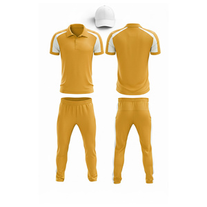 Maillot et pantalon de cricket professionnels en sublimation |   Tenue complète d'équipe de cricket pour hommes, femmes et jeunes : polo et pantalon - Product Image 1