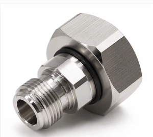 Adaptateur RF compact 7/16 DIN mâle vers N femelle à faible perte et haute isolation pour antenne et système de répéteur - Product Image 2