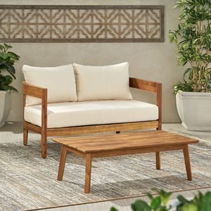 Brooklyn Loveseat and Coffee Table <b>Garden</b> <b>Set</b> - Product Image 3
