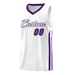 Maillots de basket-ball personnalisés pour toutes les équipes, haute qualité, manches courtes, 100% polyester, techniques d'impression spéciales, adultes - Product Image 5