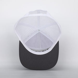 Casquette Snapback OARH INT INDUSTRY 2026 Elite Unisexe Noire à 5 Panneaux, Visière Plate, Broderie Personnalisée, Patch, Trous Découpés au Laser, 100% Polyester - Product Image 5
