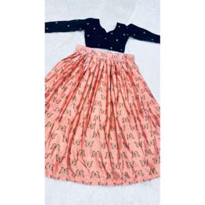 Hermosa Impresión digital Lehenga Choli para mujer para ropa de fiesta - Product Image 1