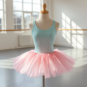 Falda de Ballet para Práctica de Danza, Tutú de Chifón para Entrenamiento - Product Image 2