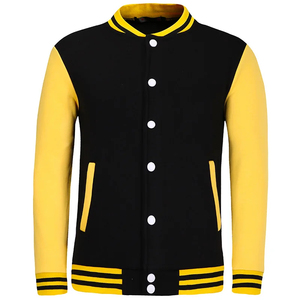 Custom Hooded Thick Winter Varsity Jacket <b>Men</b> Women Trendy Wool Baseball Jacket College Letterman Casual Streetwear Factory - Product Image 1