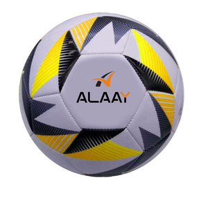 ลูกฟุตบอลเย็บด้วยเครื่องจักร ขนาดมาตรฐาน 2/3 ผลิตจากวัสดุ PU สำหรับฝึกซ้อม  ลูกฟุตบอล PVC - Product Image 2