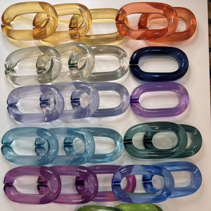 Cadena de eslabones de resina para un estilo elegante y cadena de eslabones de resina brillante de primera calidad para accesorios de inspiración lujosa. - Product Image 1