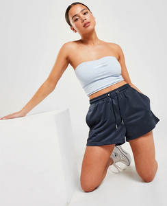 กางเกงกีฬาขาสั้นเอวสูงทรงหลวมใส่ไปยิมบาสเก็ตบอลสำหรับผู้หญิงมีกระเป๋าสไตล์ใหม่ใส่โลโก้ได้ตามต้องการสำหรับฤดูร้อน - Product Image 4