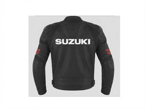 Men’s Zuzuki MotoCP Cowhide Leather <b>Racing</b> <b>Jacket</b>/Chaqueta – Premium Speed & Trackwear Gear Made To Measure CE Level 2 - Product Image 2