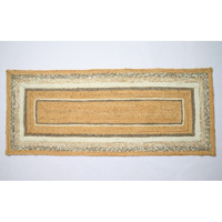 Super High Quality MKT Rugs Hand Stitched Jute Braided Non-Slip Modern Carpet Rectangle Shape Solid Color Medium Pile Design Rug