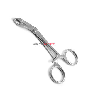 Pinces orthopédiques de maintien osseux en acier inoxydable, pinces de réduction chirurgicales à poignée annulaire, instrument vétérinaire robuste pour traumatismes - Product Image 2