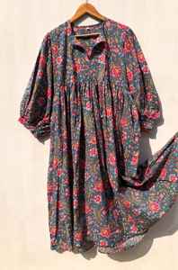 Vestido Midi de Algodón Personalizado de Alta Calidad para Mujer, Largo, con Elegante Decoración de Encaje, Ropa de Dormir para Mujer, Venta al por Mayor de Verano - Product Image 6