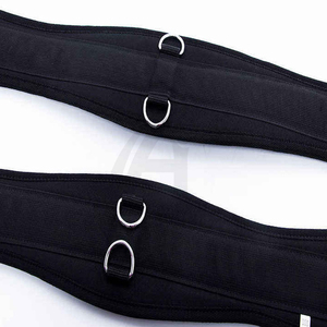 Cincha de cuero genuino de alta calidad con malla para caballo, estilo western, premium, personalizable, suave, para silla de montar. - Product Image 6