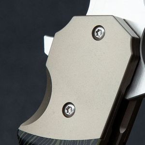 Couteaux pliants en gros avec manche métallique profilé, lame tranchante et pivotement fluide pour un transport quotidien en poche - Product Image 5