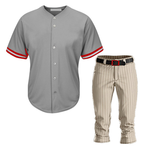 Conjunto de Uniforme de Béisbol – Jersey Profesional Ligero y Pantalones a Juego, Tela Atlética Transpirable de Secado Rápido - Product Image 6
