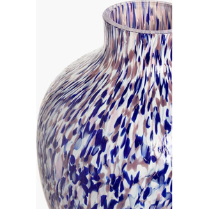 Magnifique vase en verre à motif terrazzo, soufflé à la bouche, fait main en Inde, vase décoratif pour la maison - Product Image 2