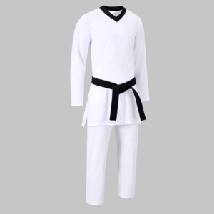 Uniforme de Taekwondo para Adultos y Niños, Dobok de Artes Marciales, Traje de Entrenamiento Ligero con Cinturón Incluido - Product Image 1