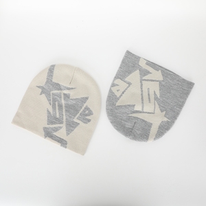 Factory rate USA streetwear beanie custom logo knit <b>cap</b> <b>winter</b> black red stylish premium beanie direct price - Product Image 2