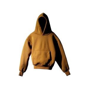 Sudadera con capucha de ajuste cuadrado personalizado para hombre de invierno 100% algodón bordado a la piedra impreso precio de fábrica hecho a medida - Product Image 5