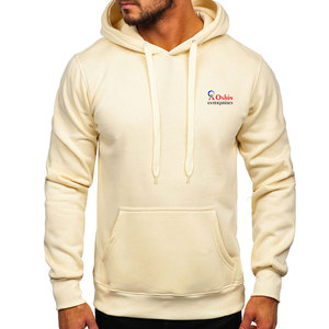 Sweat-shirts à capuche pour hommes en coton/polaire de qualité supérieure avec grande poche avant, design streetwear décontracté et coupe ample pour un usage quotidien - Product Image 1