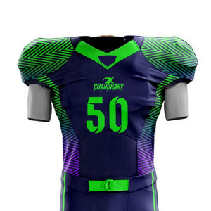 Uniforme de fútbol americano hecho en Pakistán con tela elástica flexible para entrenamiento. - Product Image 3