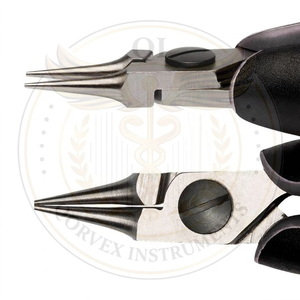 Alicates de Punta Redonda de Precisión con Mango Sintético de Doble Componente RX-7590 - Product Image 5