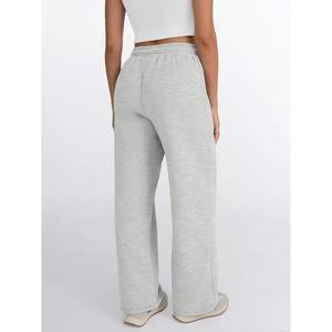 Pantalons de survêtement pour femmes taille haute personnalisés, taille XL, jambes larges, amples, décontractés, avec cordon de serrage, poches, respirants, athlétiques, évasés - Product Image 4