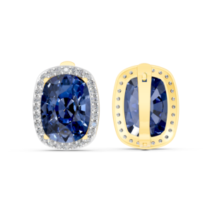 14K 9K 10K 18K Solid Gold 16Ct Lab Gemstone <b>Earring</b> IGI Certified Ethical <b>Fine</b> Jewelry Manufacturer Wholesale RJC OEM ODM - Product Image 3