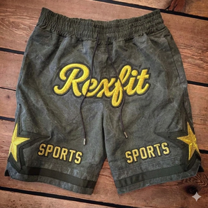 กางเกงบาสเก็ตบอลตาข่ายผู้ชายแบบสั่งทำพิเศษ REXFIT SPORTS ปักโลโก้สไตล์วินเทจ กางเกงกีฬาสำหรับผู้ชาย - Product Image 6