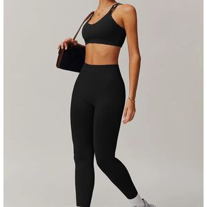 Multi Color Summer Women Yoga Set Breathable Solid <b>Knee</b> 2-Piece Elastic Waist 100% Nylon Sportswear Fitness Gym <b>Exercise</b> - Product Image 4