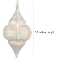 Lanterne marocaine dorée attrayante et magnifique, style minaret, porte-bougie durable, écologique, matériaux personnalisés pour la maison