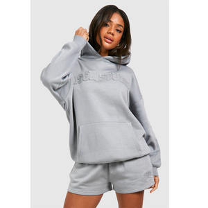 Precio al por mayor Color sólido Sudaderas con capucha Manga completa Mujeres Sudaderas con capucha Sudadera - Product Image 1