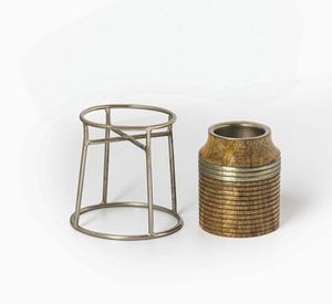 Quemador de Incienso de Madera Hecho a Mano con Soporte Metálico, Porta Incienso para el Hogar, Decoración de Mesa, Calidad de Exportación - Product Image 4