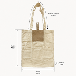 Bolsa de Compras Plegable Personalizada de Lona de Algodón con Solapa de Yute, Bolsa Promocional Reutilizable para Supermercado, Fabricante Mayorista OEM ODM - Product Image 3