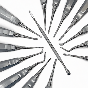 Juego de 15 Elevadores Dentales para Extracción de Dientes, Elevación de Raíces, Herramientas de Cirugía Oral, Kit Quirúrgico de Acero Inoxidable - Product Image 6