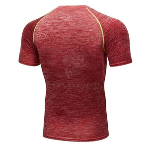 High Performance Fitness Sportswear <b>Compression</b> <b>Shirt</b> With Stretch Fabric Breathable Comfort For Daily Gym Training - Product Image 3