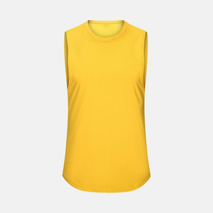 <b>Men's</b> Fitness <b>Vest</b> <b>Stringers</b> Gym Wear Tank Top Singlet Elastic Breathable and Quick-Drying 100% Cotton Sleeveless - Product Image 6