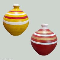 Ensemble de tirelires Gullak en céramique peintes à la main, de haute qualité, colorées, écologiques, ignifuges, imperméables, 5 pouces, pour enfants et adultes
