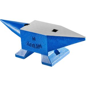Incudine a corno singolo da 22 libbre per forgiatura, attrezzi in acciaio per fabbri, con attrezzatura robusta e foro quadrato, in vendita - Product Image 3