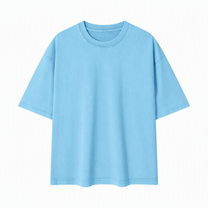 เสื้อยืดแขนสั้นคอกลมทรงปกติสำหรับผู้ชาย ผ้าถักเนื้อเจอร์ซีย์ 100% คอตตอน สไตล์ลำลอง สตรีทแวร์ น้ำหนัก 270 กรัม รับสั่งทำพิเศษ - Product Image 4