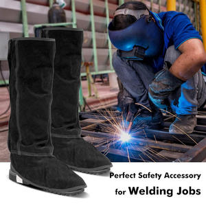 Cubrezapatos de Soldadura de Cuero Vacuno de Alta Resistencia y Calidad Premium, Todas las Tallas, Ropa de Trabajo, Protección y Seguridad en Venta - Product Image 6
