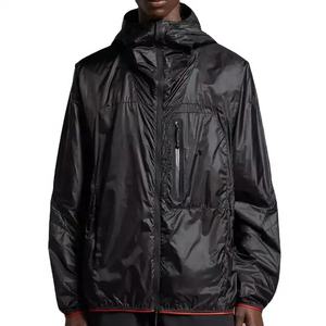 Veste coupe-vent anorak réfléchissante Softshell pour l'extérieur en nylon et polyester avec impression personnalisée pour hommes - Product Image 1