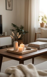 Excellent Quality Natural Wood Serving Tray for <b>Breakfast</b> <b>in</b> <b>Bed</b> Kitchen <b>Table</b> or Living Room Available At Factory - Product Image 4