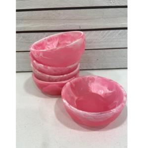 Handmade Resin Bowl Collection Featuring Emerald Epoxy Resin Marble Effect and Pearl Finish Perfect for Modern Home Decoration - Product Image 6