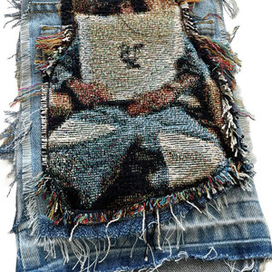 Pantalones Casuales de Secado Rápido para Hombre, Talla Grande, Mezcla de Algodón, Estilo Jeans, Elásticos, Estilo Hip Hop, Holgados - Product Image 3